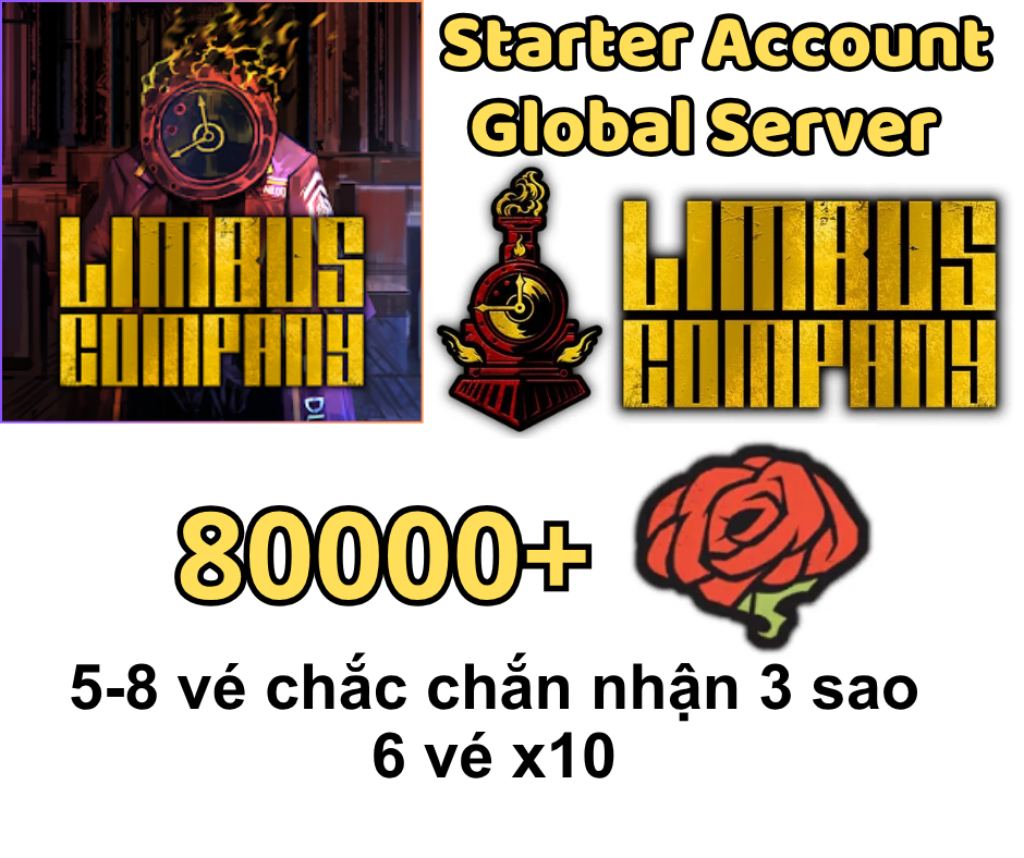 [GLOBAL]Limbus Company Starter Account 80k lunacy